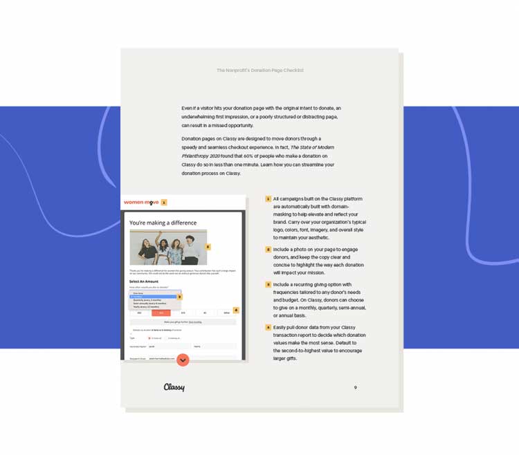 Nonprofit's Donation Page Checklist