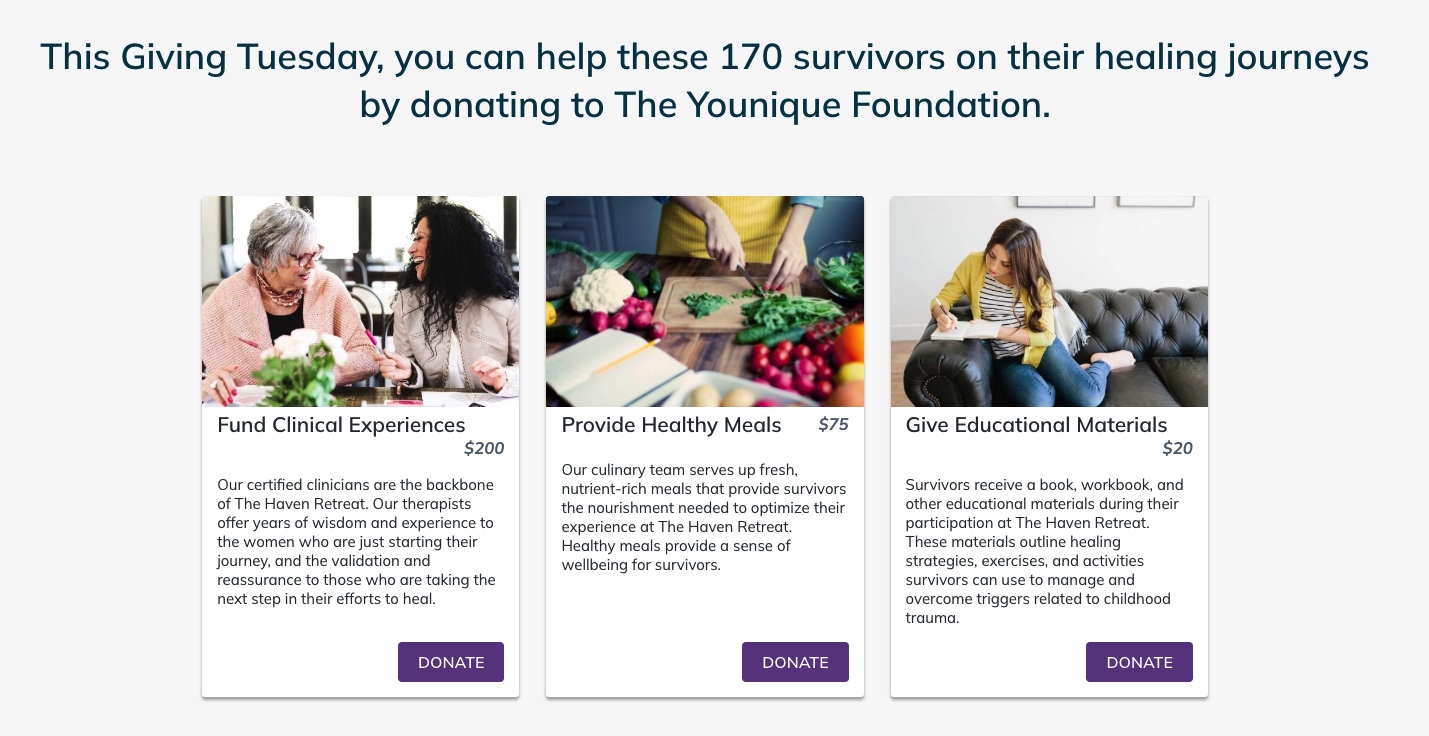 The Younique Foundation Impact Blocks